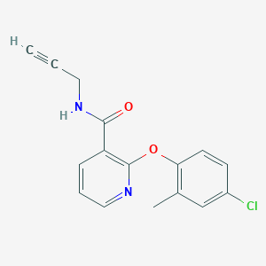 (2-(4-Chloro-2-methylphenoxy)(3-pyridyl))-N-prop-2-ynylformamide
