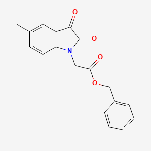 Benzyl 2-(5-methyl-2,3-dioxoindol-1-yl)acetate