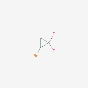 molecular formula C3H3BrF2 B2983449 2-Bromo-1,1-difluorocyclopropane CAS No. 51326-64-8