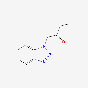 molecular formula C10H11N3O B2983495 1-(Benzotriazol-1-yl)butan-2-one CAS No. 302966-90-1