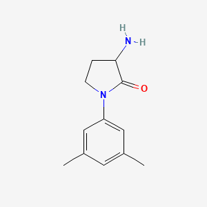 B2983632 3-Amino-1-(3,5-dimethylphenyl)-2-pyrrolidinone CAS No. 1247354-19-3