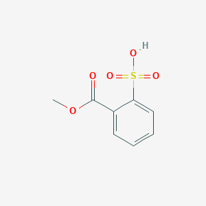 molecular formula C8H8O5S B2983726 2-(Methoxycarbonyl)benzenesulfonic acid CAS No. 57897-77-5