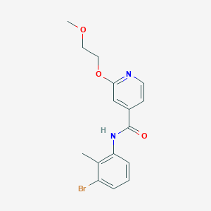 molecular formula C16H17BrN2O3 B2983817 N-(3-bromo-2-methylphenyl)-2-(2-methoxyethoxy)pyridine-4-carboxamide CAS No. 2034361-45-8
