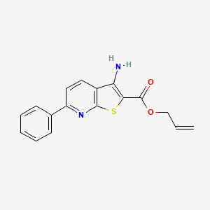 Allyl 3-amino-6-phenylthieno[2,3-b]pyridine-2-carboxylate