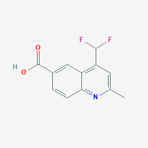 4-(Difluoromethyl)-2-methylquinoline-6-carboxylic acid