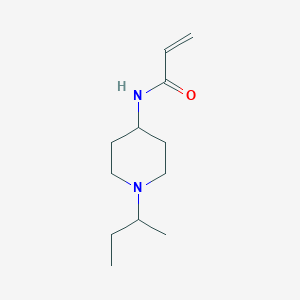 molecular formula C12H22N2O B2984050 N-(1-Butan-2-ylpiperidin-4-yl)prop-2-enamide CAS No. 2361638-42-6