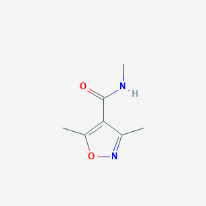 molecular formula C7H10N2O2 B2984052 N,3,5-Trimethylisoxazole-4-carboxamide CAS No. 478031-36-6