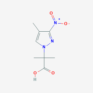 2-Methyl-2-(4-methyl-3-nitro-1H-pyrazol-1-yl)propanoic acid