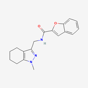 N-((1-methyl-4,5,6,7-tetrahydro-1H-indazol-3-yl)methyl)benzofuran-2-carboxamide