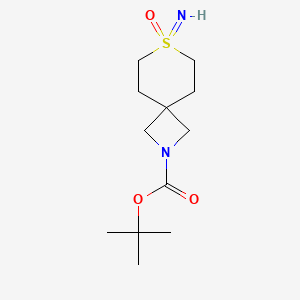 molecular formula C12H22N2O3S B2984136 Tert-butyl 7-imino-7-oxo-7lambda6-thia-2-azaspiro[3.5]nonane-2-carboxylate CAS No. 2375273-70-2