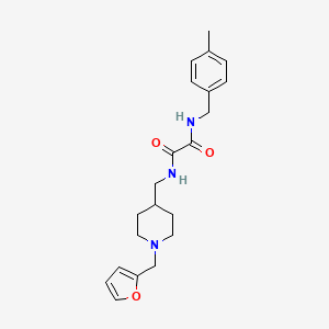 N1-((1-(furan-2-ylmethyl)piperidin-4-yl)methyl)-N2-(4-methylbenzyl)oxalamide