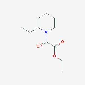 molecular formula C11H19NO3 B2984245 Ethyl (2-ethylpiperidin-1-yl)(oxo)acetate CAS No. 866994-07-2
