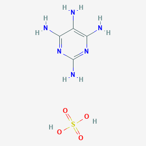 molecular formula C4H10N6O4S B029843 2,4,5,6-Tetraaminopyrimidine sulfate CAS No. 5392-28-9