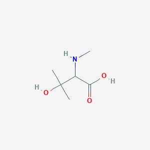 molecular formula C6H13NO3 B2984426 3-Hydroxy-3-methyl-2-(methylamino)butyric Acid CAS No. 108677-84-5