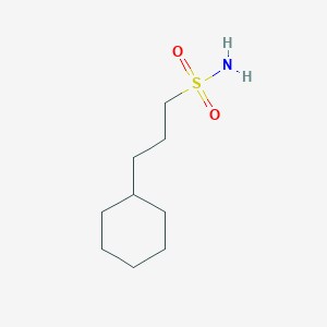 molecular formula C9H19NO2S B2984443 3-Cyclohexylpropane-1-sulfonamide CAS No. 1565961-65-0