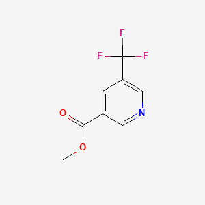 molecular formula C8H6F3NO2 B2984461 Methyl 5-(trifluoromethyl)nicotinate CAS No. 124236-37-9; 124236-38-0
