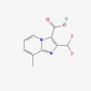 2-(Difluoromethyl)-8-methylimidazo[1,2-a]pyridine-3-carboxylic acid
