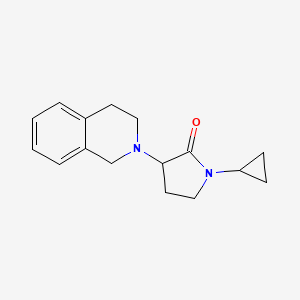 1-Cyclopropyl-3-(1,2,3,4-tetrahydroisoquinolin-2-yl)pyrrolidin-2-one