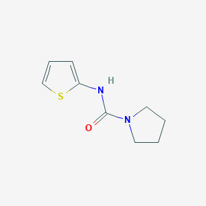 molecular formula C9H12N2OS B2984614 N-(thiophen-2-yl)pyrrolidine-1-carboxamide CAS No. 74729-73-0