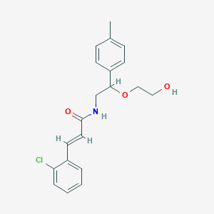 (E)-3-(2-chlorophenyl)-N-(2-(2-hydroxyethoxy)-2-(p-tolyl)ethyl)acrylamide