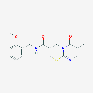 N-(2-methoxybenzyl)-7-methyl-6-oxo-2,3,4,6-tetrahydropyrimido[2,1-b][1,3]thiazine-3-carboxamide