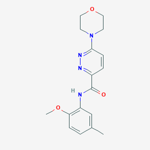 N-(2-methoxy-5-methylphenyl)-6-morpholinopyridazine-3-carboxamide