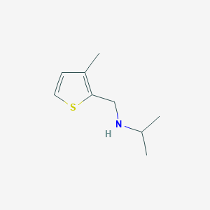 molecular formula C9H15NS B2984697 [(3-Methylthiophen-2-yl)methyl](propan-2-yl)amine CAS No. 937667-47-5
