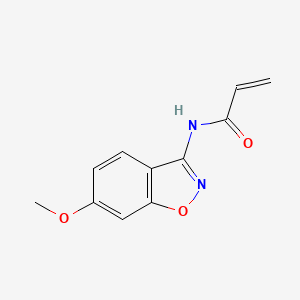 N-(6-Methoxy-1,2-benzoxazol-3-yl)prop-2-enamide