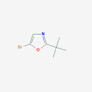 molecular formula C7H10BrNO B2984718 5-Bromo-2-tert-butyl-1,3-oxazole CAS No. 1823957-38-5