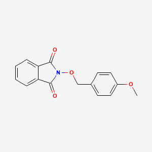 molecular formula C16H13NO4 B2984720 2-[(4-Methoxyphenyl)methoxy]isoindole-1,3-dione CAS No. 2014-61-1