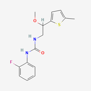 1-(2-Fluorophenyl)-3-(2-methoxy-2-(5-methylthiophen-2-yl)ethyl)urea