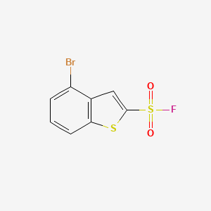 molecular formula C8H4BrFO2S2 B2984744 4-Bromo-1-benzothiophene-2-sulfonyl fluoride CAS No. 2219376-23-3