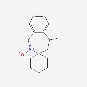 molecular formula C16H21NO B2984767 5-甲基-4,5-二氢-3h-2-苯并氮杂卓-3-螺环己烷 N-氧化物 CAS No. 252360-95-5
