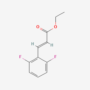 B2984836 Ethyl (2E)-3-(2,6-difluorophenyl)prop-2-enoate CAS No. 609359-56-0
