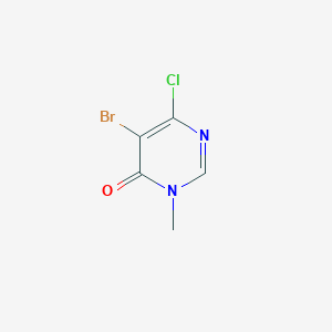 5-Bromo-6-chloro-3-methylpyrimidin-4(3H)-one