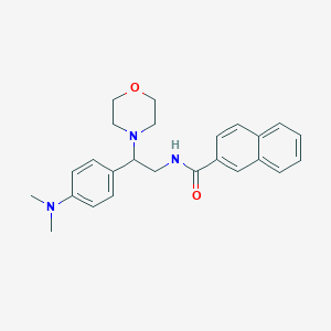 N-(2-(4-(dimethylamino)phenyl)-2-morpholinoethyl)-2-naphthamide