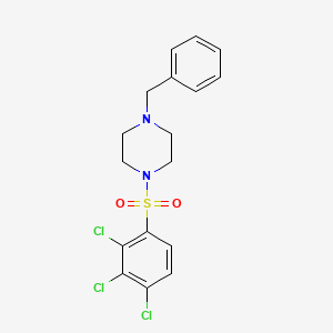 1-Benzyl-4-[(2,3,4-trichlorophenyl)sulfonyl]piperazine