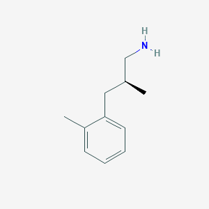 (2S)-2-Methyl-3-(2-methylphenyl)propan-1-amine