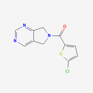(5-chlorothiophen-2-yl)(5H-pyrrolo[3,4-d]pyrimidin-6(7H)-yl)methanone