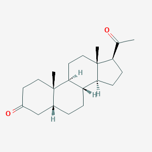 molecular formula C21H32O2 B029851 5beta-Pregnane-3,20-dione CAS No. 128-23-4