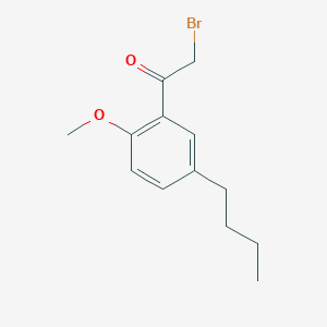 2-Bromo-1-(5-butyl-2-methoxyphenyl)ethanone