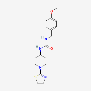 1-(4-Methoxybenzyl)-3-(1-(thiazol-2-yl)piperidin-4-yl)urea