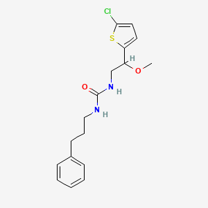 1-(2-(5-Chlorothiophen-2-yl)-2-methoxyethyl)-3-(3-phenylpropyl)urea