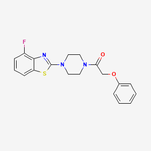 4-Fluoro-2-[4-(phenoxyacetyl)piperazin-1-yl]-1,3-benzothiazole