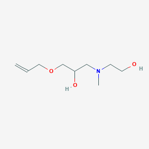 molecular formula C9H19NO3 B2985147 1-Allyloxy-3-[(2-hydroxy-ethyl)-methyl-amino]-propan-2-ol CAS No. 163340-08-7