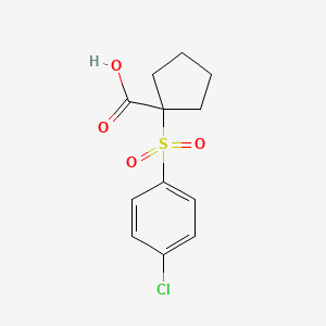 1-(4-Chloro-benzenesulfonyl)-cyclopentane-carboxylic acid