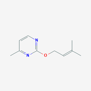 4-Methyl-2-(3-methylbut-2-enoxy)pyrimidine