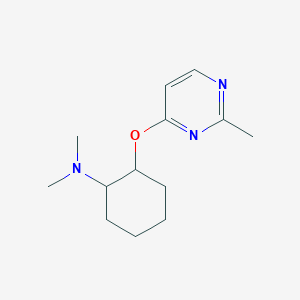 N,N-dimethyl-2-[(2-methylpyrimidin-4-yl)oxy]cyclohexan-1-amine