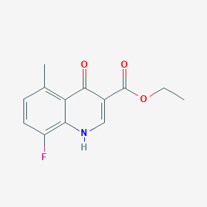 Ethyl 8-fluoro-4-hydroxy-5-methyl-3-quinolinecarboxylate