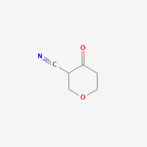 B2985210 4-Oxooxane-3-carbonitrile CAS No. 1368346-22-8